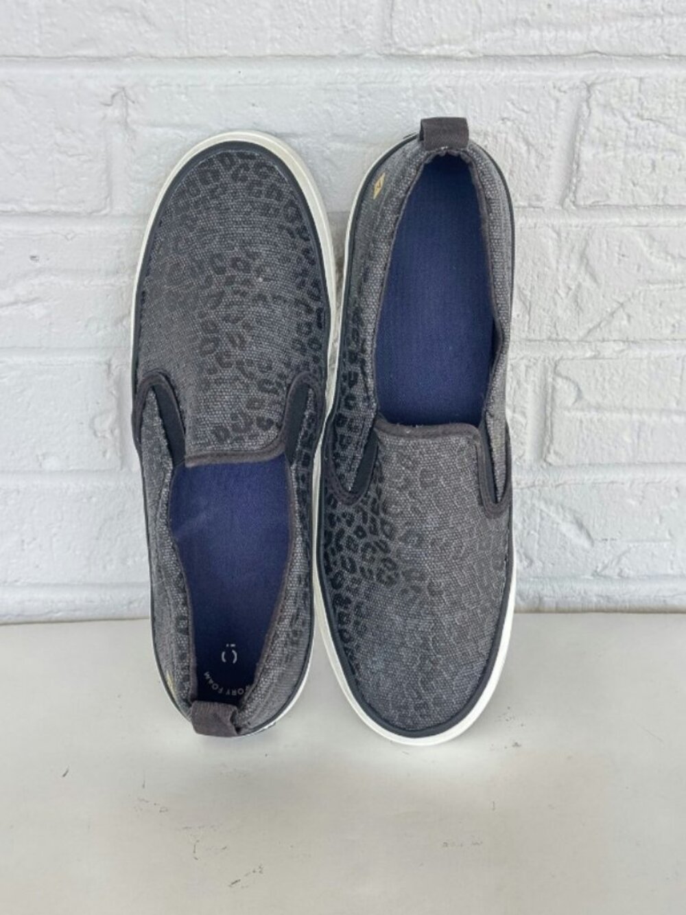 Cheeta Print Sperry Slip-On Sneakers Women's 9.5